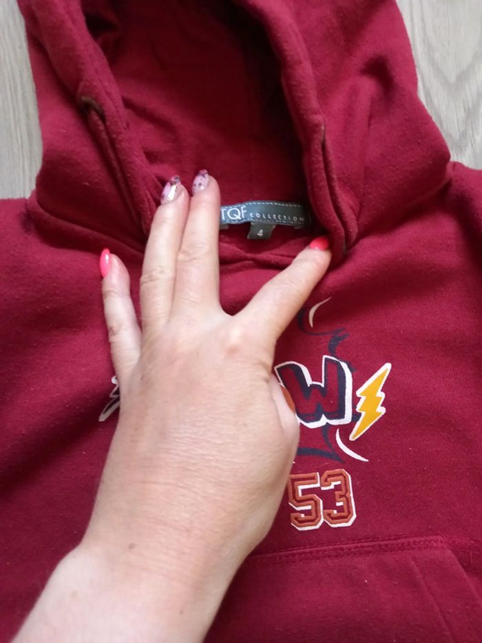 Sweat à capuche 4 ans - photo numéro 3