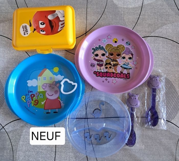Ensemble assiettes et vaisselle NEUVES pour bébé - photo numéro 9