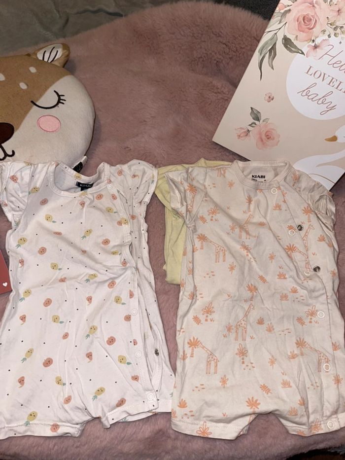Lot de 5 pyjama Combishort 6m - photo numéro 3