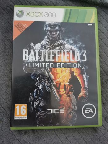 Battlefield 3 xbox 360 game limited edition
