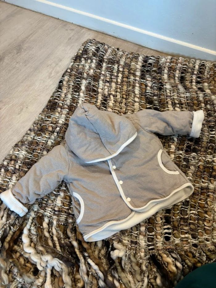 Manteau garçon réversible 9 mois - photo numéro 8