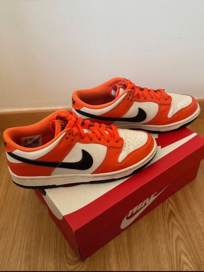 Nike Dunk low orange enfant/femme - photo numéro 8
