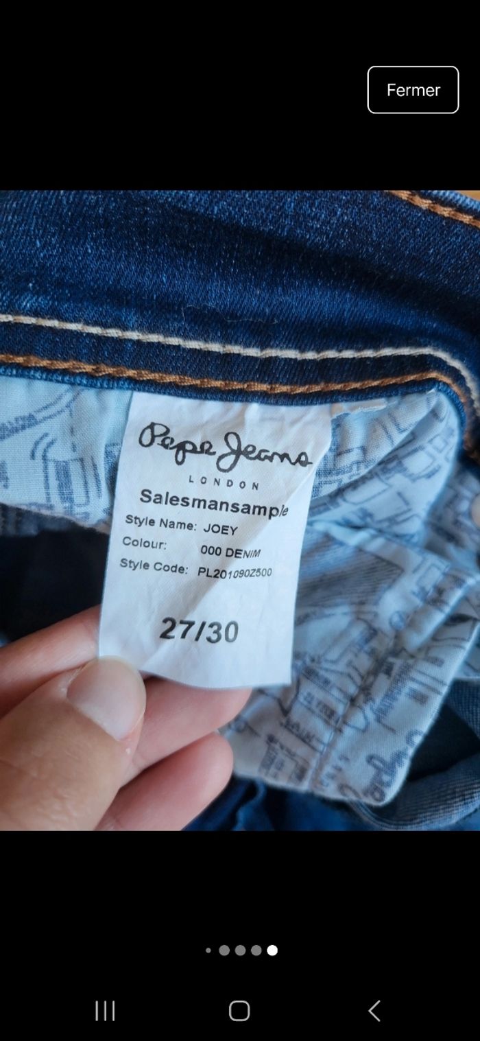 Jean Pepe Jeans JOEY Z50 - photo numéro 7