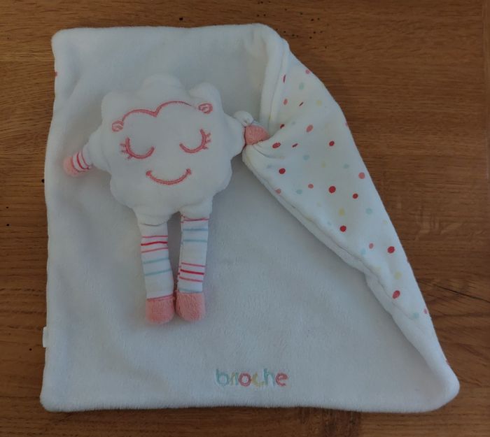 Doudou plat Nuage brioche - La Halle