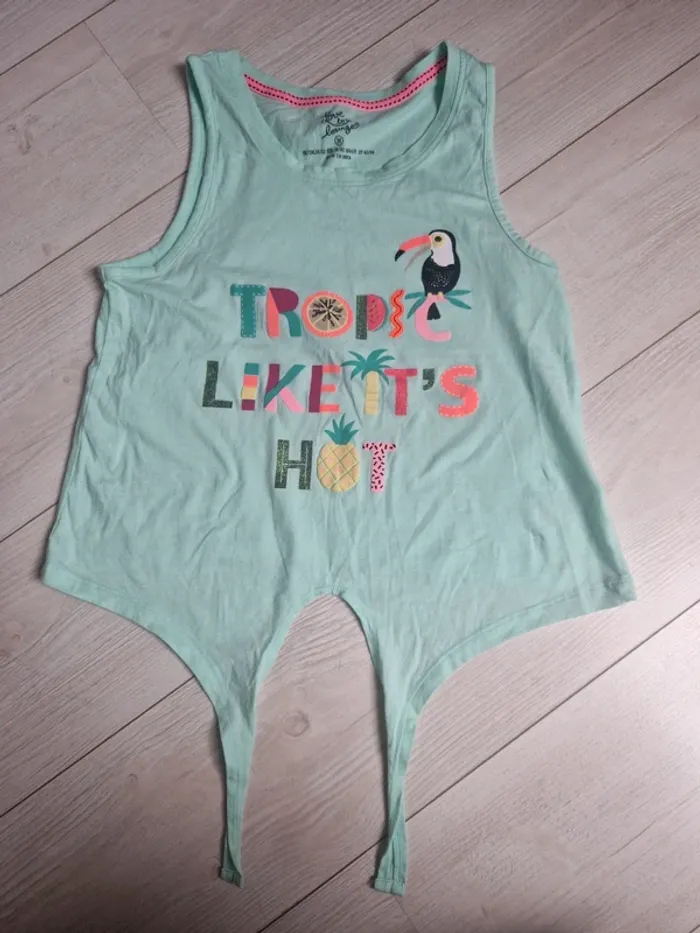 Top taille 38/40 motifs tropicale