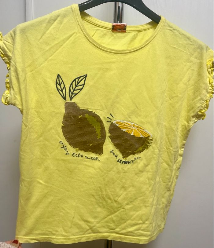 TEE shirt a sequins tao - photo numéro 3