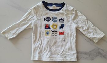 T-shirt "mer" Obaïbi 6 mois