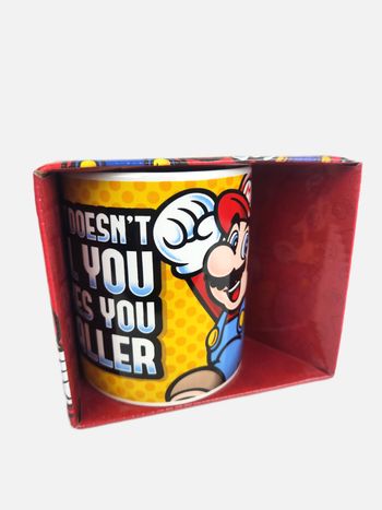 Mug Super Mario Bros. Nintendo Design Rétro et Message Fun