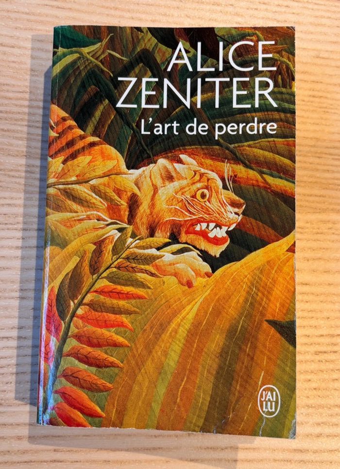 Livre L’art de perdre de Alice Zeniter