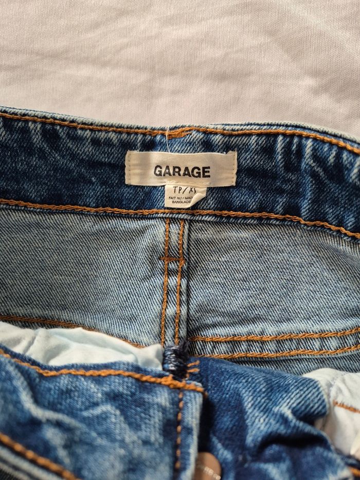 Jupe jean boutons XS Garage - photo numéro 5