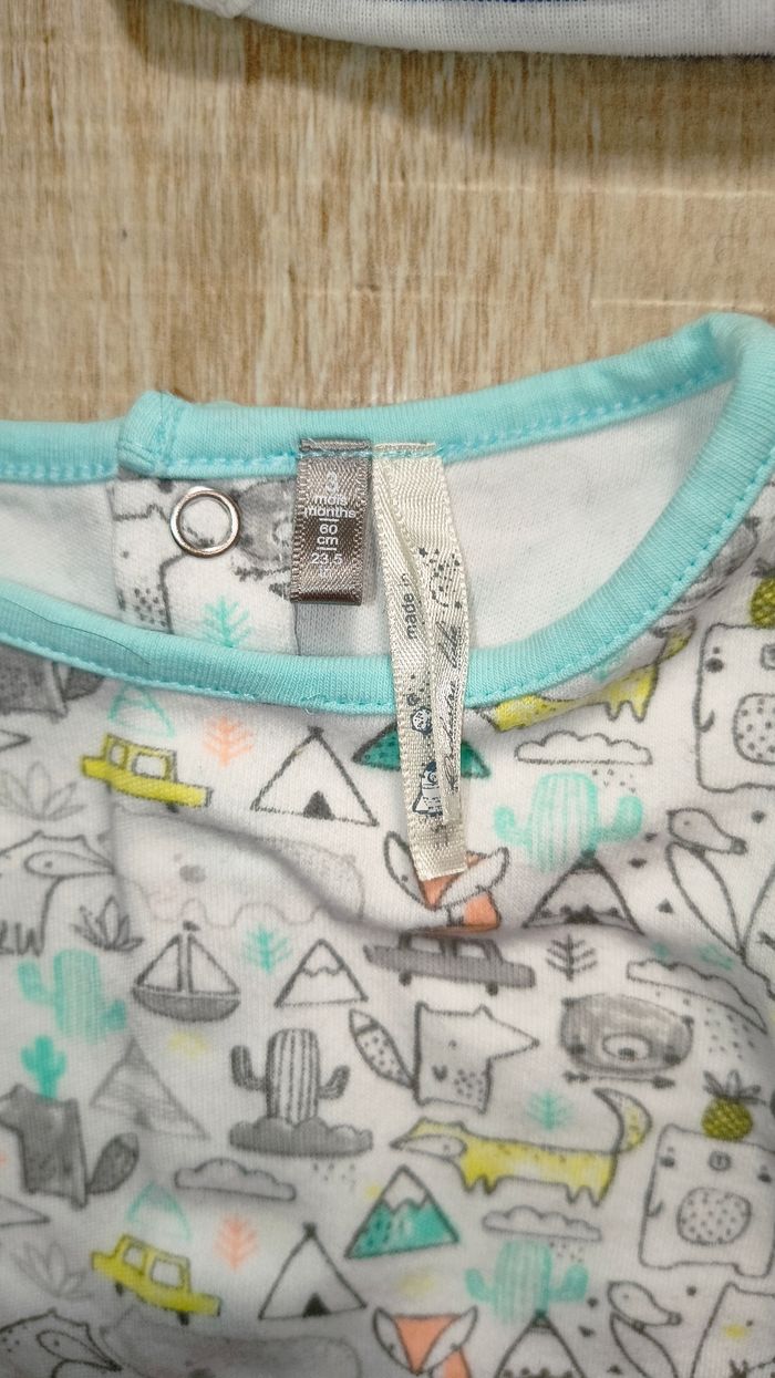 Lot de vêtements garçon taille 3 mois - photo numéro 10