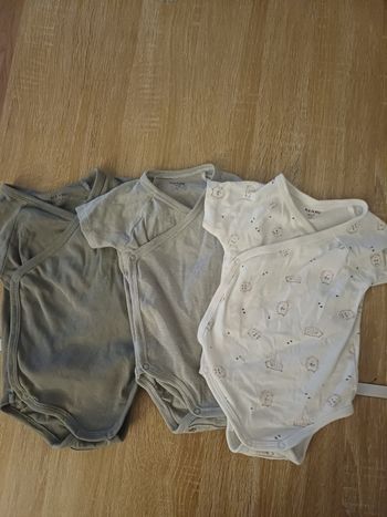 Lot de 3 bodies 9 mois