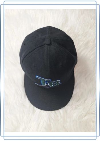 casquette new era - authentic collection - tampa bay ray mlb - brodé (536)