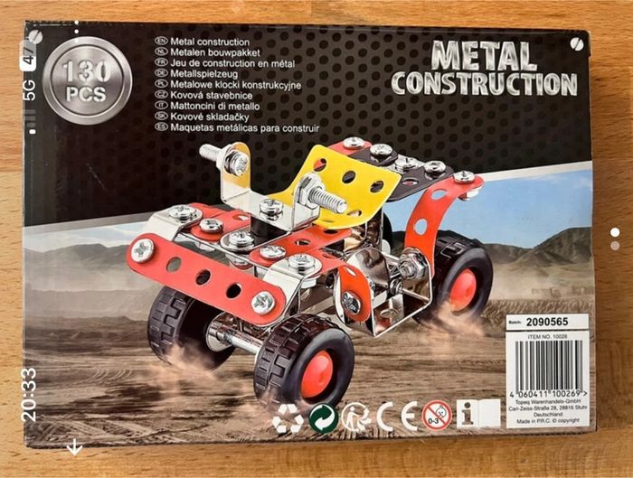 Jeu de construction en métal style mécano boîte neuve et scellée - photo numéro 2