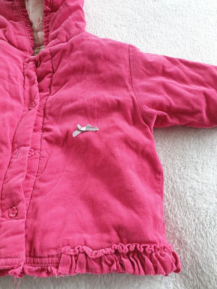 Manteau rose bébé fille 6 mois - photo numéro 3