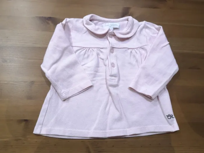Jolie Tunique blouse rose 12 mois