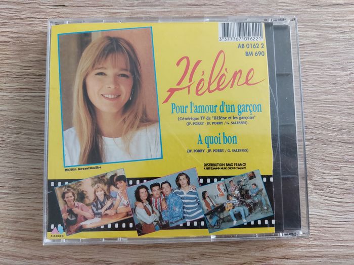 CD single 2 titres Hélène Rollès "Pour l'amour d'un garçon" - photo numéro 2