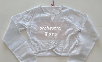 Boléro cache coeur gilet orchestra 8 ans