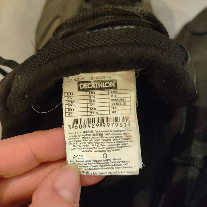 Chaussures marche homme Decathlon Newfeel dessus cuir - photo numéro 5