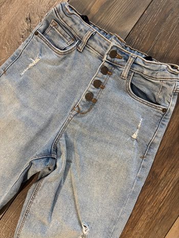 Jean mom XS taille haute