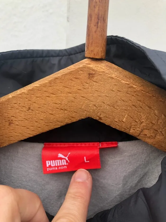 Puma track jacket Windbreaker Coupe-vent Mens taille L - photo numéro 6