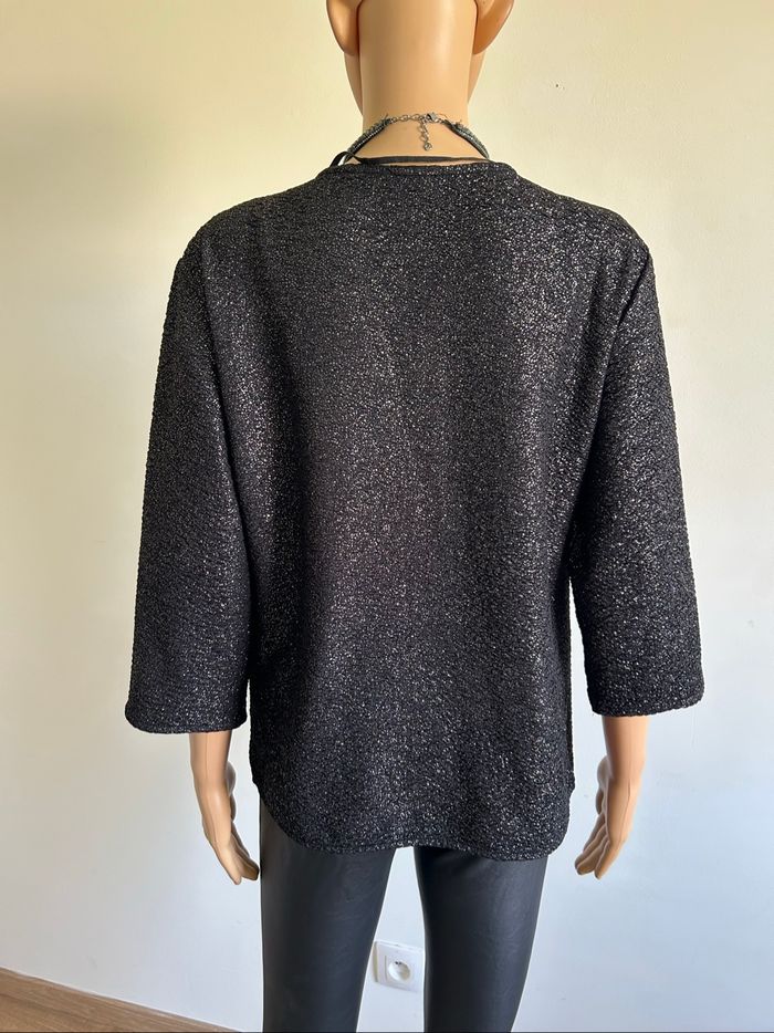 Veste légère pailletée ICHI taille L jamais portée - photo numéro 5
