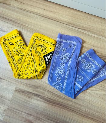 Lot de 2 bandanas à motifs 