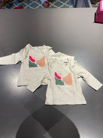 Lot de 2 tshirts manche longue orchestra 12 mois