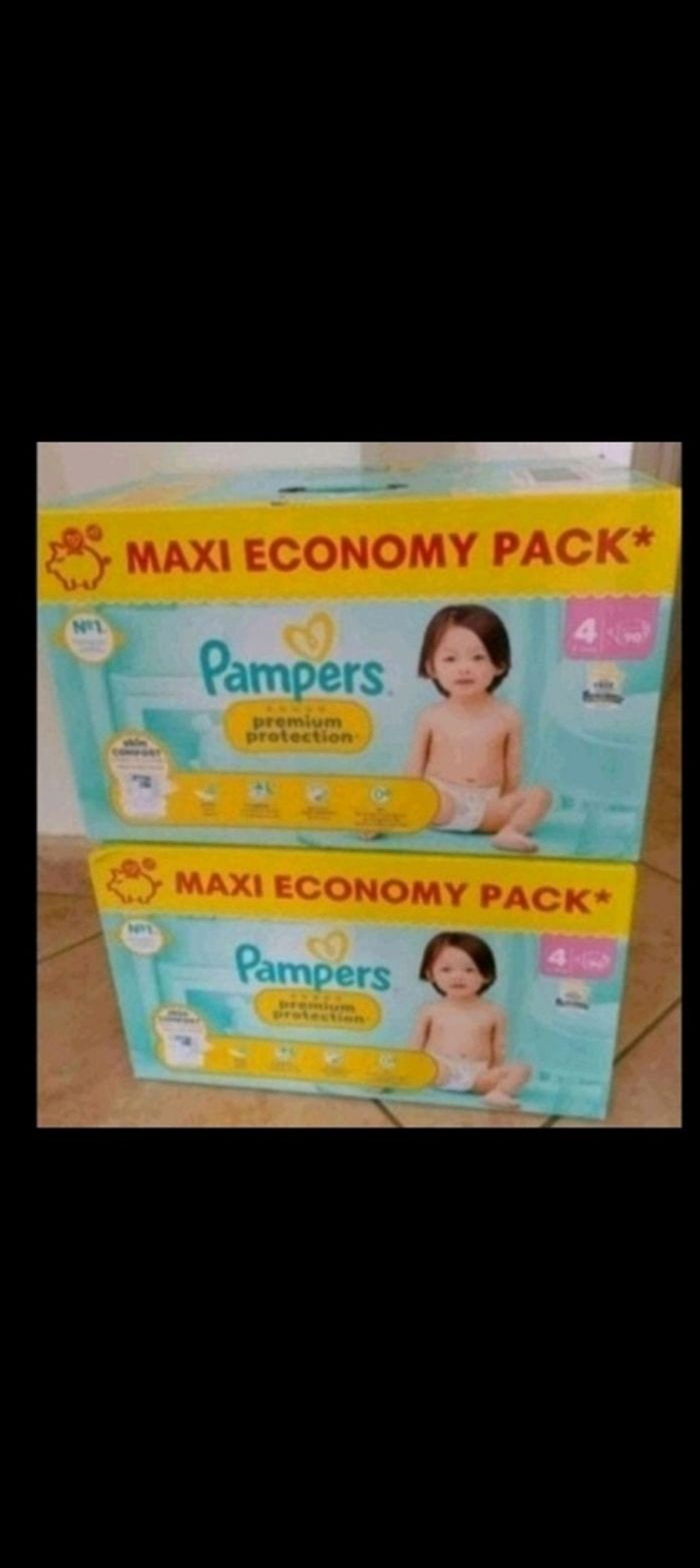 180 couches pampers prenium protection taille 4