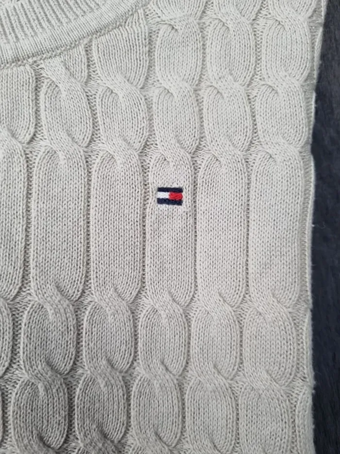 Sweat Tommy Hilfiger beige, M Femmes - photo numéro 5