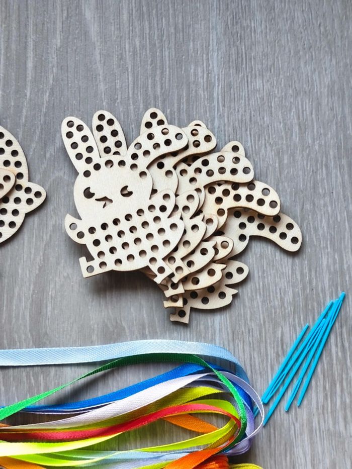 Kit 35 pièces de broderie pour enfant - photo numéro 3