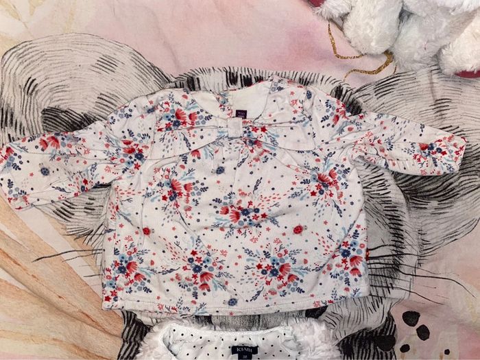 Ensemble t-shirt et gilet fausse fourrure, Sergent Major, 3 mois. - photo numéro 2