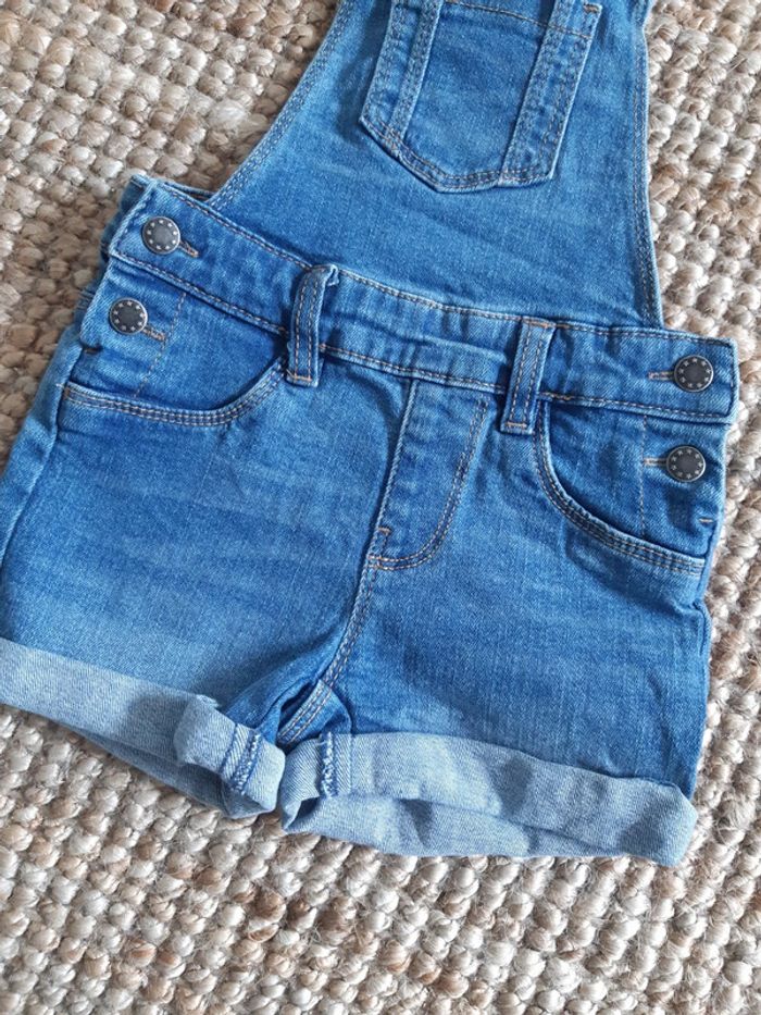 Salopette short en jean Gémo 4 ans - photo numéro 3
