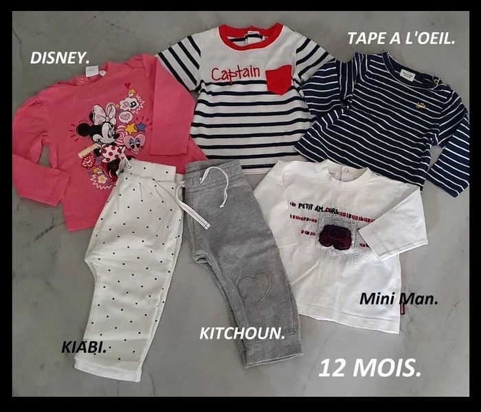 Lot vêtements fille 12 mois - photo numéro 2