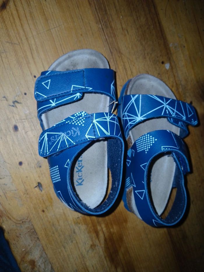 Claquettes /sandales bébé kickers - photo numéro 3
