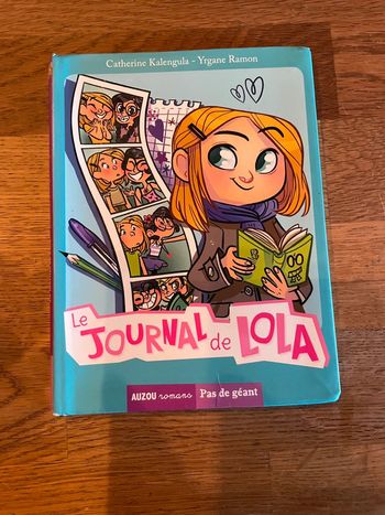 Livre Auzou romans Pas de géant Dès 9 ans Le journal de Lola