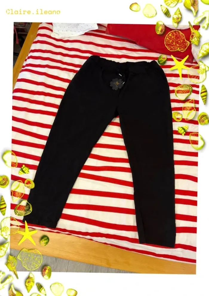 🛑 pantalon fluide noir 🛑 3XL