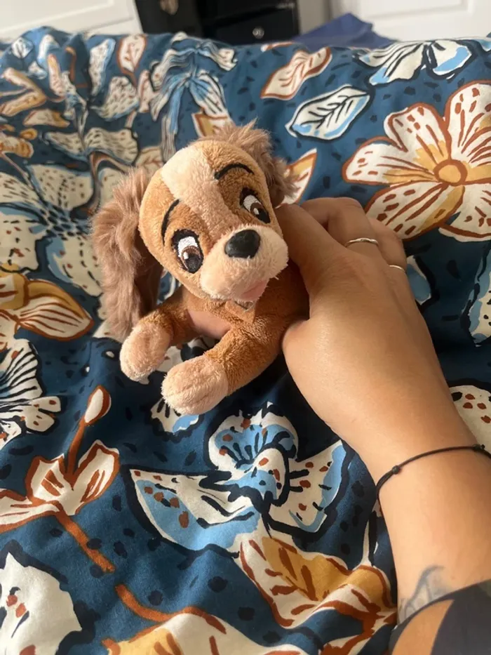 Peluche la belle et le clochard Disney - photo numéro 2