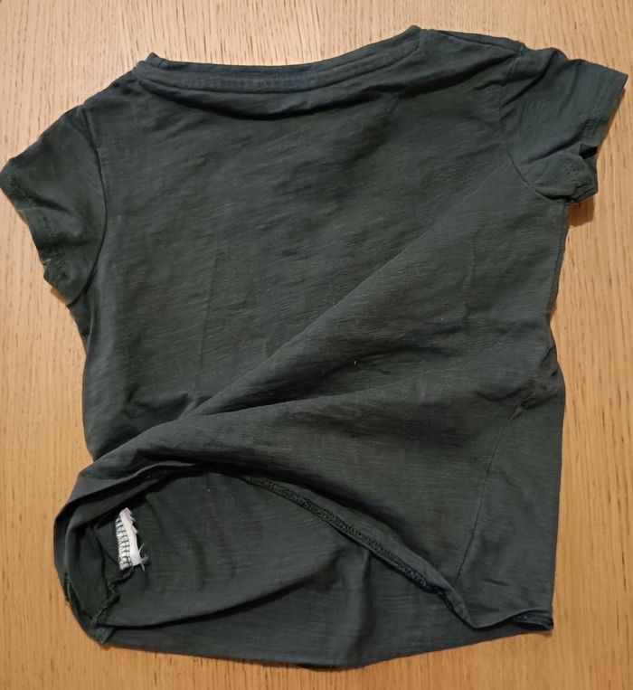 T-shirt vert rayures irisées Vertbaudet 3 ans fille - photo numéro 5