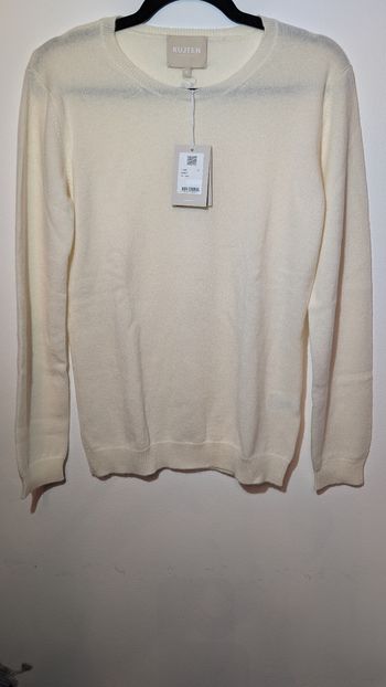  Pull Kujten 100% Cachemire – Blanc Cassé
