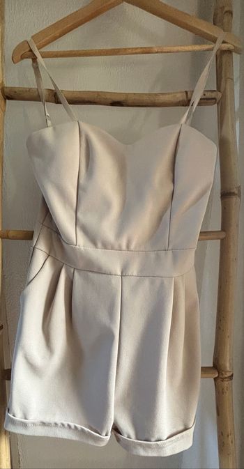 Combi short beige