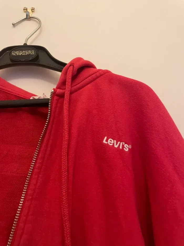 Sweat-shirt Levi's rouge femme - photo numéro 3