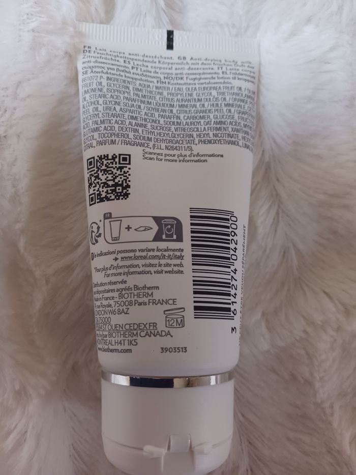 Biotherm lait corps 50ml - photo numéro 3