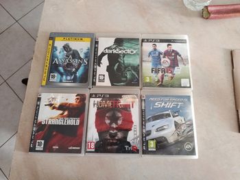 Lot 6 jeux ps3