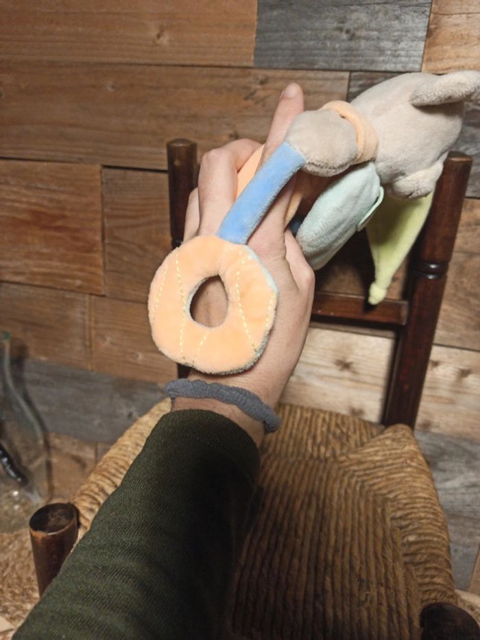 Peluche doudou ours baby nat be - photo numéro 5