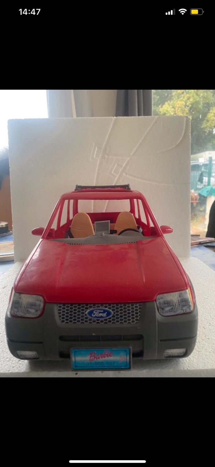 Barbie - Voiture Barbie rouge - photo numéro 5