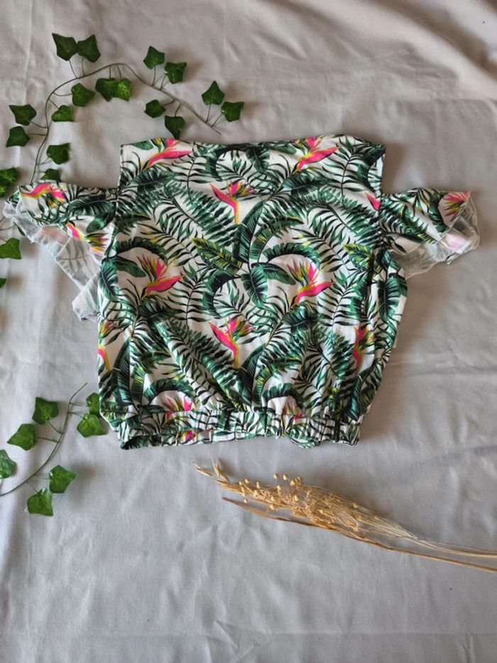 Crop top imprimer Fleuri 🍃 Jennyfer - photo numéro 2