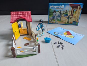 Playmobil country cheval n° 6935 avec boîte et mode d'emploi