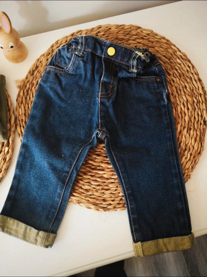 Ensemble t-shirts jean DPAM 12M - photo numéro 6