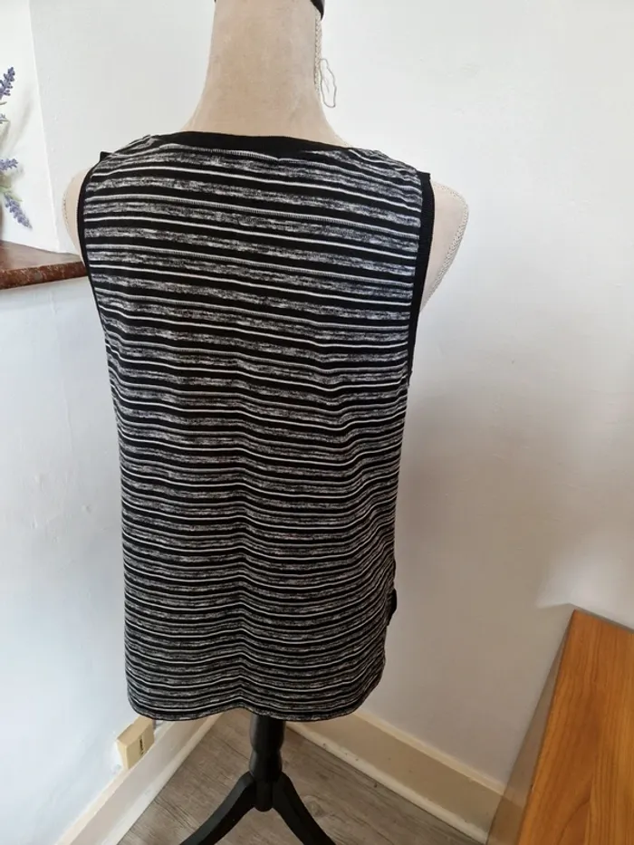 Débardeur voilage camaïeu taille 40 - photo numéro 2